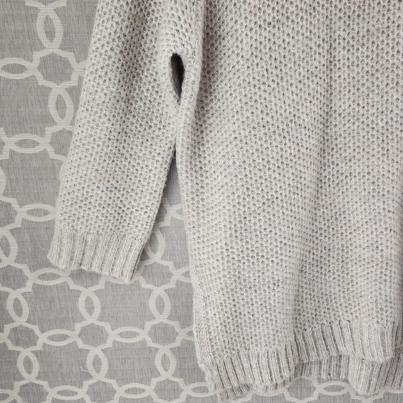 DKNYC Wool Mohair Blend Cowl Neck Slouchy Knit Sweater Women's M Overzied - Picture 3 of 8